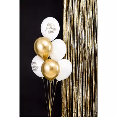 PartyDeco Balony Happy Birthday To You 30 cm