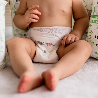 Bamboolove Pieluchomajtki z wknem bambusowym L Lovely Pants (9-14 kg) 17 szt.