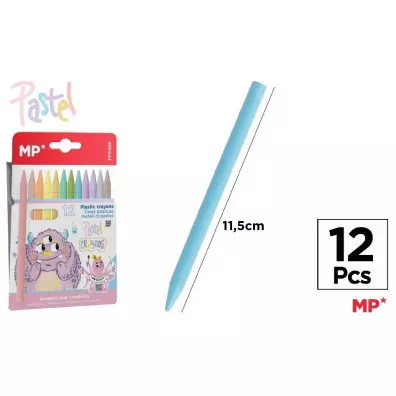 Mp Main Paper Kredki woskowe pastelowe 12 kolor�w