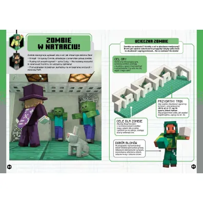 Minecraft Academy. Zombie atakuj�