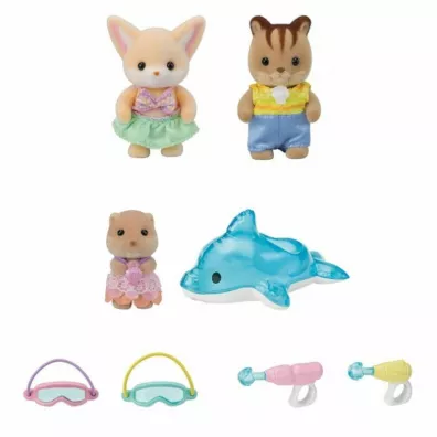 Sylvanian Families Przedszkole Zabawa w basenie Baby Trio 5749