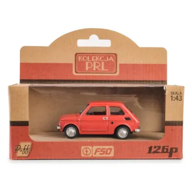 DAFFI PRL FIAT 126P CZERWONY 1 43