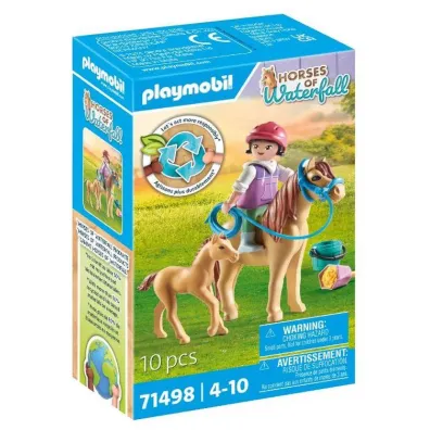 Playmobil Horses of Waterfall Dziecko z kucykiem i �rebakiem 71498