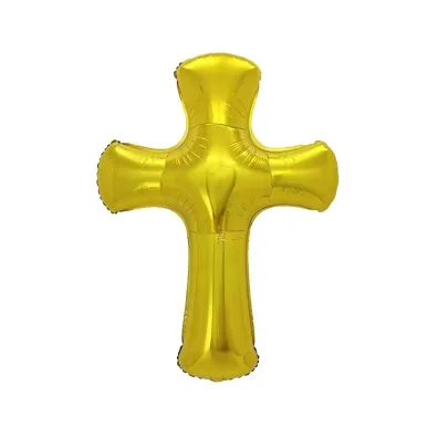 Godan Balon foliowy Krzy� z�oty 51x67cm