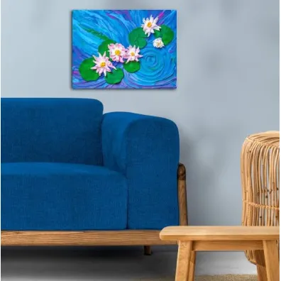 Sensory Art Okto Zestaw kreatywny - Lilie wodne 30x40 cm