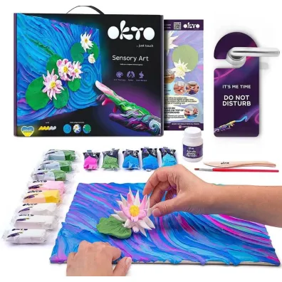 Sensory Art Okto Zestaw kreatywny - Lilie wodne 30x40 cm