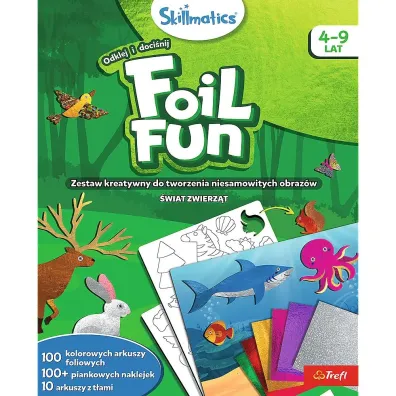 Zestaw kreatywny Skillmatics Foil Fun �wiat Zwierz�t Grasper Global Private Limited