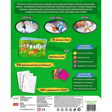 Zestaw kreatywny Skillmatics Foil Fun �wiat Zwierz�t Grasper Global Private Limited