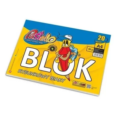 Pastello Blok rysunkowy A4 20k