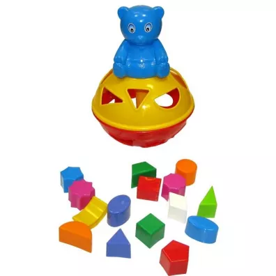 Sorter Mi� edukacyjny z zegarem Macyszyn Toys