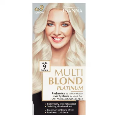 Joanna Multi Blond Platinium rozja�niacz do ca�ych w�os�w do 9 ton�w