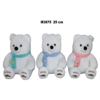 Mi� polarny w szaliku 25cm MIX Sun-Day