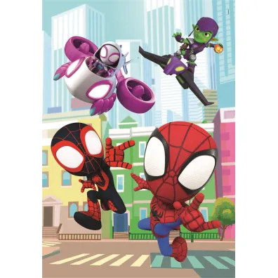 Puzzle 60 el. Maxi SuperColor. Spidey and his Friends Clementoni