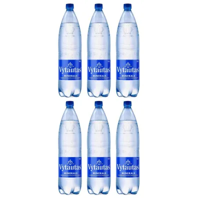 Vytautas Woda mineralna gazowana zestaw 6 x 1.5 l