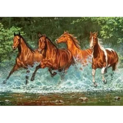 Puzzle 300 el. Galopuj�ce konie Castorland