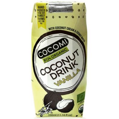 Cocomi Napój kokosowy o smaku waniliowym 330 ml Bio