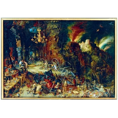 Puzzle 1000 el. Alegoria ognia, Brueghel Bluebird Puzzle