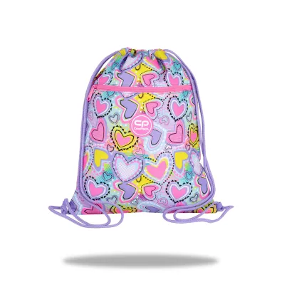 CoolPack Worek szkolny na obuwie Vert Pastel Heart