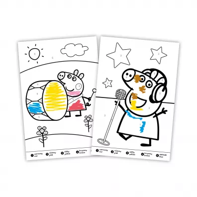 Zagrajmy! Peppa Pig. Numerkowe kolorowanki