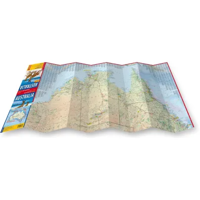Australia road and tourist map 1:4 250 000 wer.angielska laminat 2025