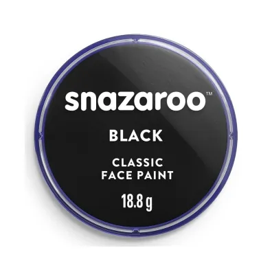 Farba do twarzy czarna 18ml Snazaroo