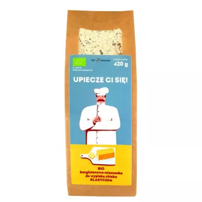 Pi Przemian Mieszanka do wypieku chleba klasyczna bezglutenowa 420 g Bio