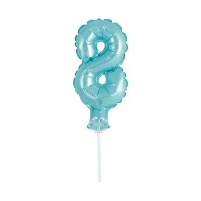 Godan Balon foliowy na patyczku BC-5BL8 Cyfra 8