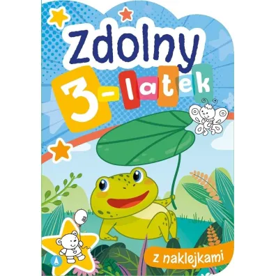Ksi��eczka edu. A4 Zdolny 3-latek  NAKLEJKI SKRZAT 072310