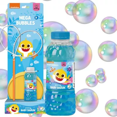 Mega zestaw do tworzenia baniek mydlanych Baby Shark 450 ml Maksik