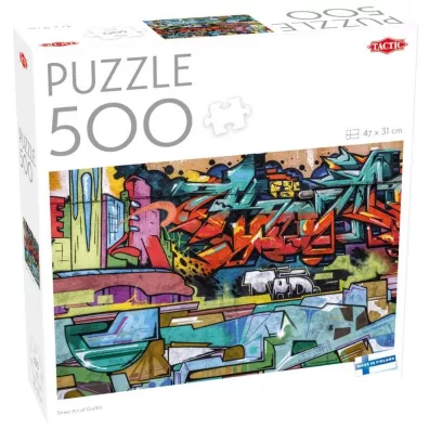 Puzzle 500 el. Sztuka uliczna graffiti Tactic