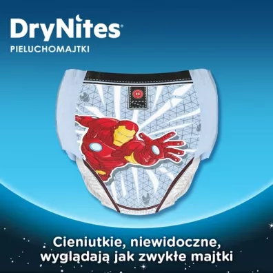Huggies Pieluchomajtki na noc 4-7 lat DRYNITES Boy (17-30 kg) 10 szt.