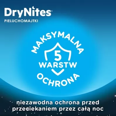 Huggies Pieluchomajtki na noc 4-7 lat DRYNITES Boy (17-30 kg) 10 szt.