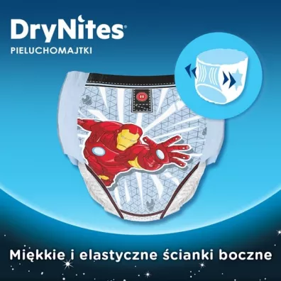 Huggies Pieluchomajtki na noc 4-7 lat DRYNITES Boy (17-30 kg) 10 szt.