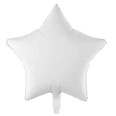 PartyDeco Balon foliowy Gwiazdka bia�y 48cm