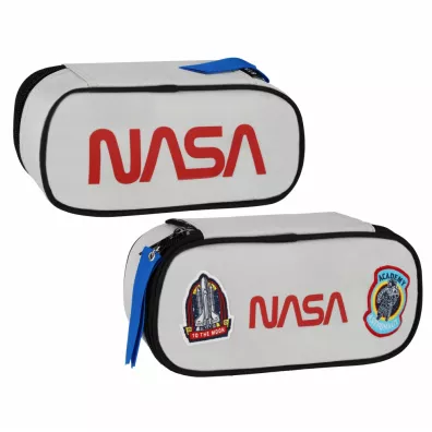Starpak Pi�rnik saszetka owalna 1 zamek NASA popielata