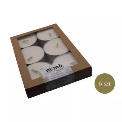 Tealight z wosku sojowego bezzapachowe 6 x 45 g
