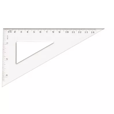 Tetis Ekierka prostok�tna 14,5 cm