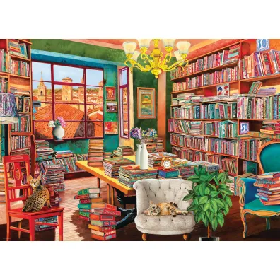 Puzzle 1000 el. The Old Library Eurographics
