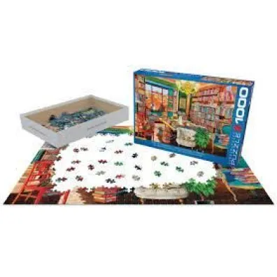 Puzzle 1000 el. The Old Library Eurographics