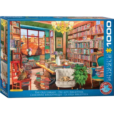 Puzzle 1000 The Old Library 6000-5888 Eurographics