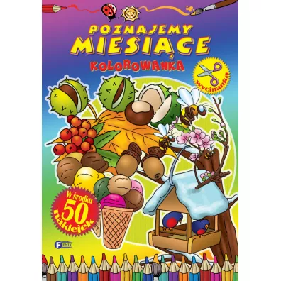 Poznajemy miesi�ce kolorowanka