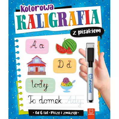 KSIAZECZKA EDUK 205X240 KOL KALIGRAFIA PISAK AKS - Anna Podg�rska