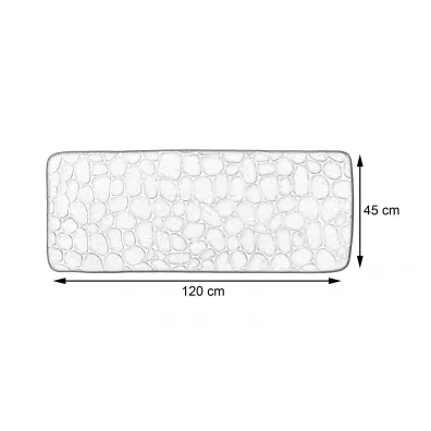 Tendance Dywanik azienkowy 45x120 Stones Grafit