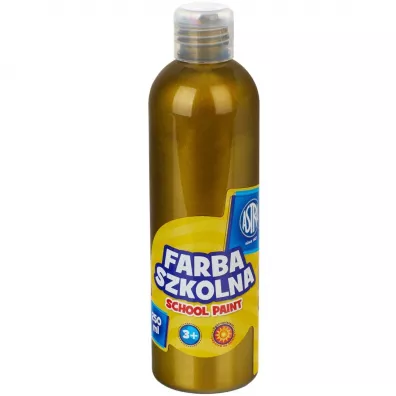 Astra Farba szkolna naturalna tempera metaliczna zielona 250 ml