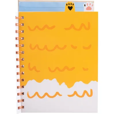 Notes A5 na spirali CAT&DOG z przek�adkami 80 ark. Happy Color