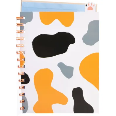 Notes A5 na spirali CAT&DOG z przek�adkami 80 ark. Happy Color