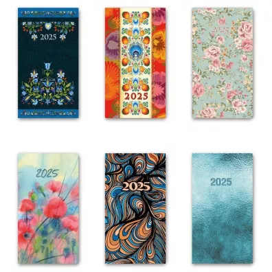 Lucrum Kalendarz 2025 A6 Tygodniowy Soft MIX - X