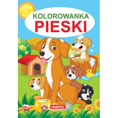 Pieski. Kolorowanka - Katarzyna  Ratajszczak