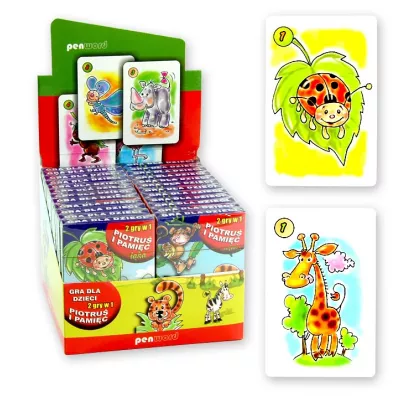 Karty do gry Piotru� mix ��ka / Safari
