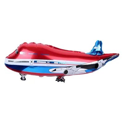 Godan Balon foliowy Samolot czerwony 28x75cm